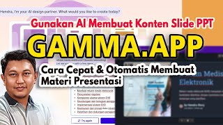 GAMMA.APP || Tools AI || Cara Cepat & Otomatis Buat Materi dan Slide Powerpoint screenshot 5