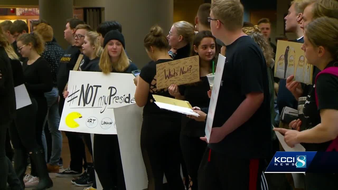 Simpson College students protest after being blindsided by cuts