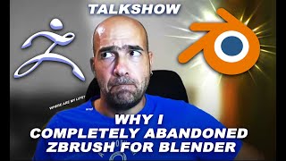 Why I Quit Zbrush For Blender As Professional 3D Character Artist?