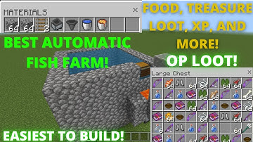 SIMPLE EASY AFK 1.20 AUTO FISH FARM TUTORIAL Minecraft Bedrock/Java (MCPE/Xbox/PS4/Switch/Windows10)