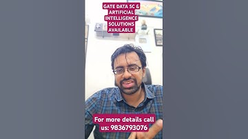 GATE Data Science and AI Paper 2025 Solved Answers with Analysis #GATE2025 #DataScience