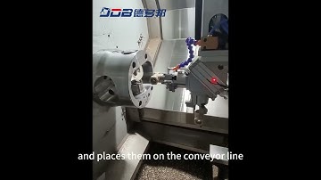 Gantry Robot + CNC Machine | Full Auto Loading & Unloading Demo