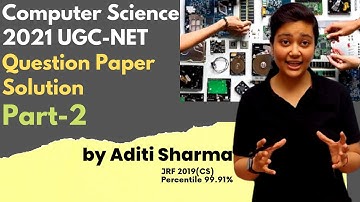 Computer Science Previous Year Paper Solution | UGC-NET 2021 solutions | By Aditi mam