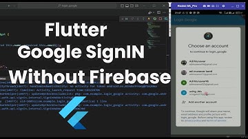Flutter Tutorial - Google SignIn WITHOUT Firebase