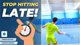 Your FOREHAND Will Be LATE Every Time If You Keep Doing This!