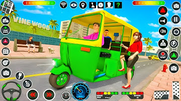 Tuk Tuk Auto Rickshaw Simulator Game || Auto Rickshaw Draver Game || Android Gameplay 