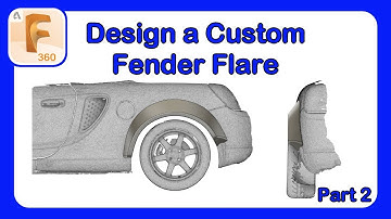 Design a Fender Flare in Fusion 360 - Rocket Bunny Inspired Fender Flare #Fusion360 #CarDesign