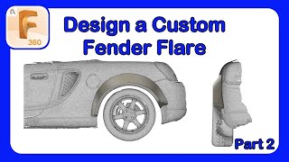 Design a Fender Flare in Fusion 360  Rocket Bunny Inspired Fender Flare #Fusion360 #CarDesign