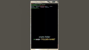 Basic Linux Termimal Commands #shorts