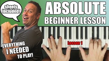 How To Play Piano | Complete Beginner Course Lesson 1 | Your First Lesson On Day One | Shawn Cheek