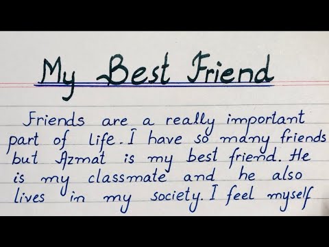 short paragraph about best friend