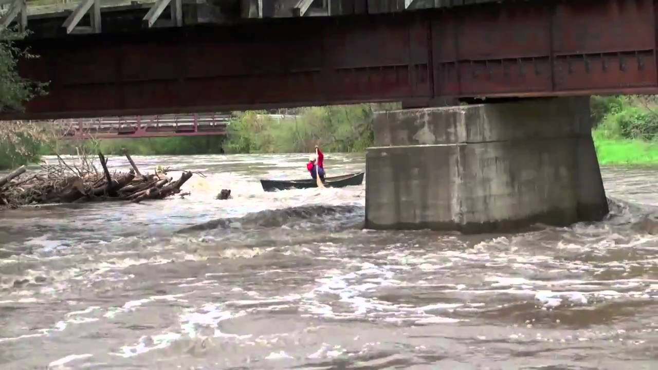 Wenonah Rendezvous, Whitewater on the Flooded Root River YouTube