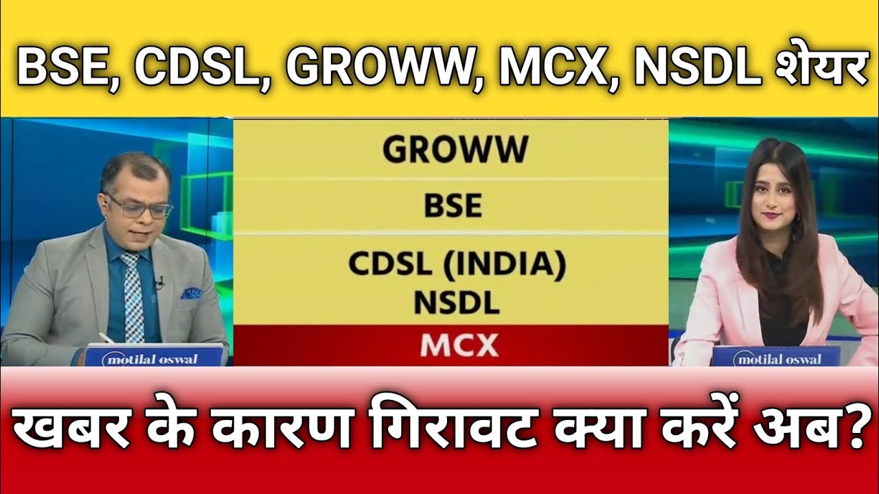 Bse, groww, mcx, cdsl, nsdl, nse, angel one share latest news, anelysis, target 