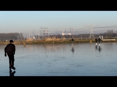 Schaatsen op natuurijs, bij ijsco oosterhout #Vlog387