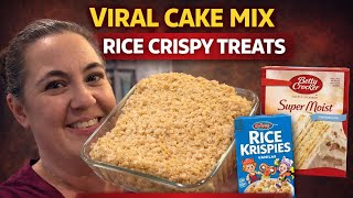 This Cake Mix Rice Krispie Treat Recipe Broke the Internet. Worth the hype? Lemon rice crispy treats screenshot 3