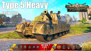 Type 5 Heavy, 11.5K Damge, 8 Kills, Paris - World of Tanks