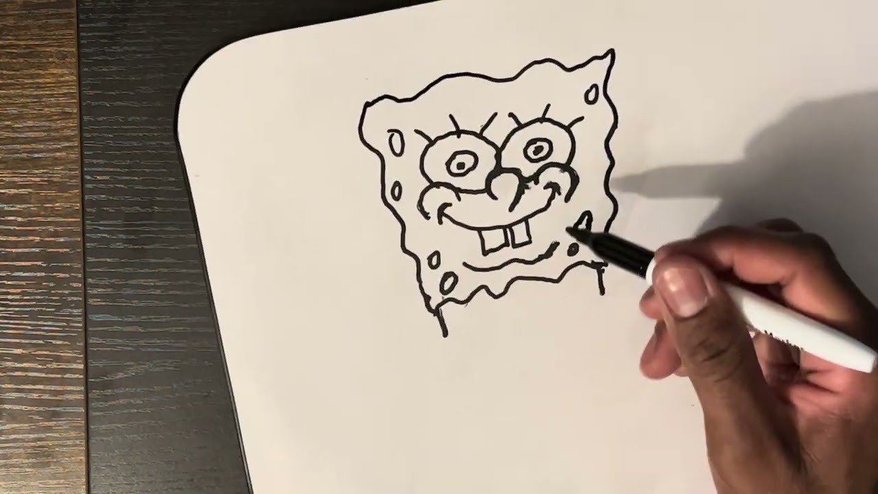 How to draw SpongeBob 