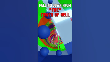 Falling down from *The* Tower of Hell! 😱#roblox
