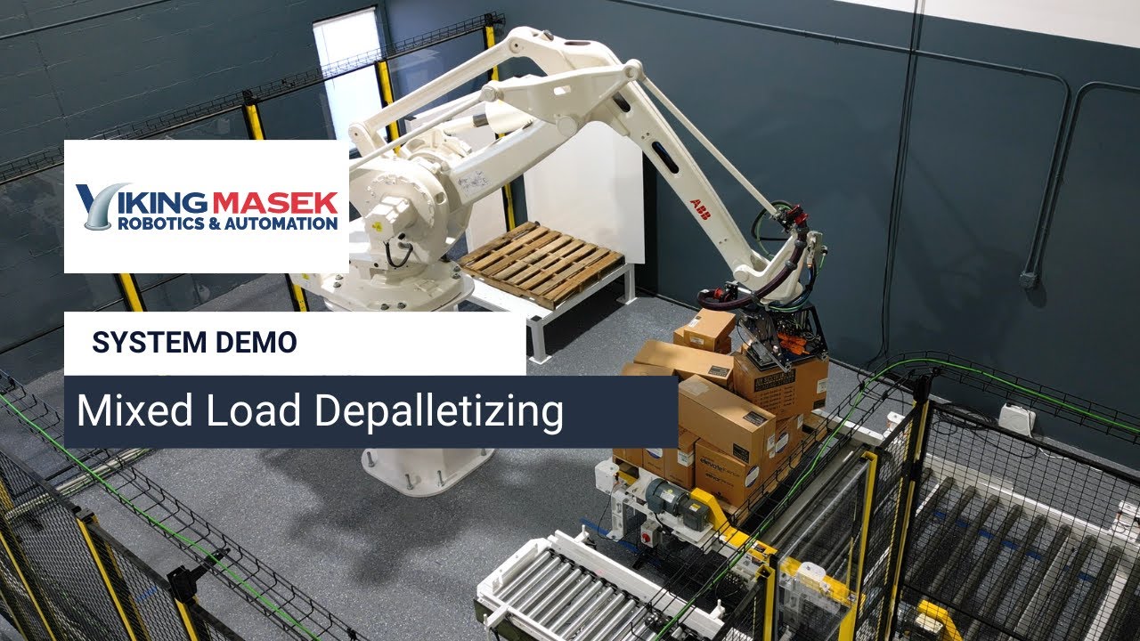 Mixed Load Depalletizing - YouTube