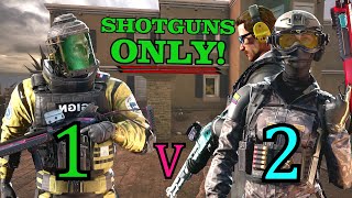 1 American vs. 2 Britishes (Shotgun Only) - Rainbow Six Siege
