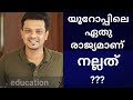 Which is the best European country for you ?? explained in malayalam