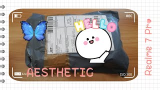 💙 Aesthetic Realme 7 Pro Unboxing 💙 | Malaysia 🇲🇾