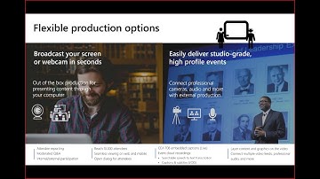 Reach large audiences using Microsoft 365 Live Events