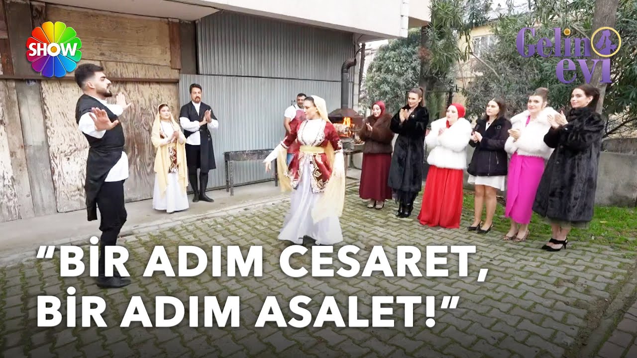 Merve Gelin, misafirlerini “Kafkas Dansı”yla karşılıyor! | Gelin Evi 1644. Bölüm