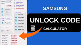 Get Samsung Unlock Code Calculator