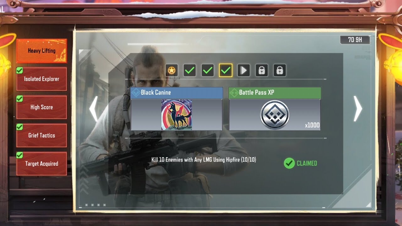 CODM • Kill 10 Enemies with Any LMG Using Hip Fire 🔥