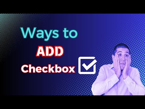 4 Ways to Create a Checkbox in Excel (Best Method Revealed!)