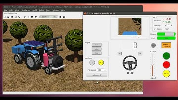 Simulation of RHEA tree sprayer implement