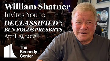 DECLASSIFIED®: Ben Folds Presents With William Shatner | Fri. Apr. 29, 2022 @ 9p.m.