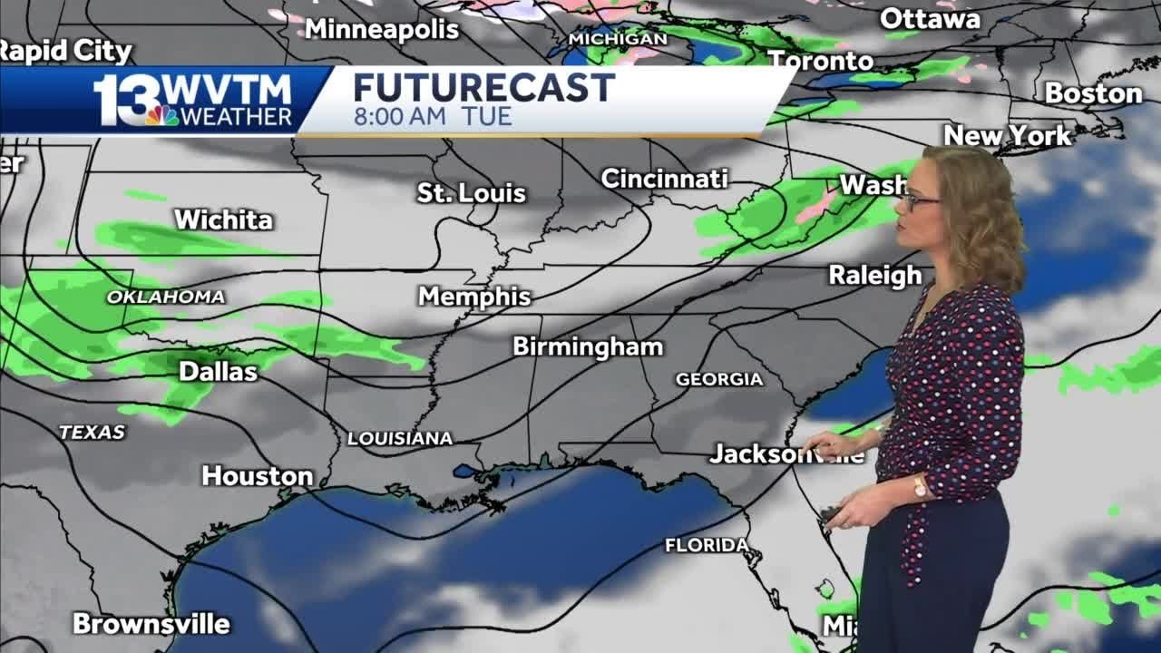 Rain chances will also return late Wednesday - YouTube