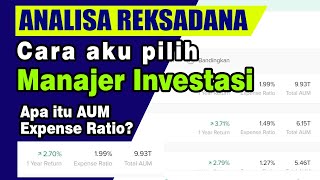 Cara Analisa Produk Dari Manajer Investasi, Apa itu Expense Ratio, AUM Reksadana?