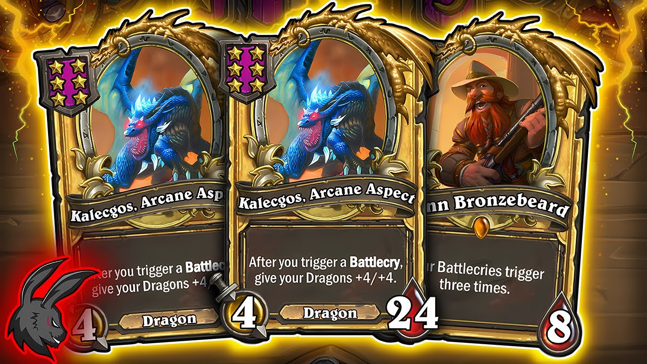 Insane Dragon Highroll Game! | Hearthstone Battlegrounds