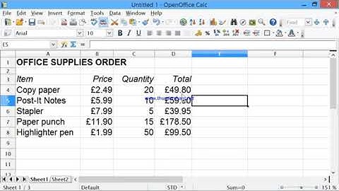 STANDARD 10 CHAPTER 5 INTRODUCTION OF CALC PRACTICAL SESSION