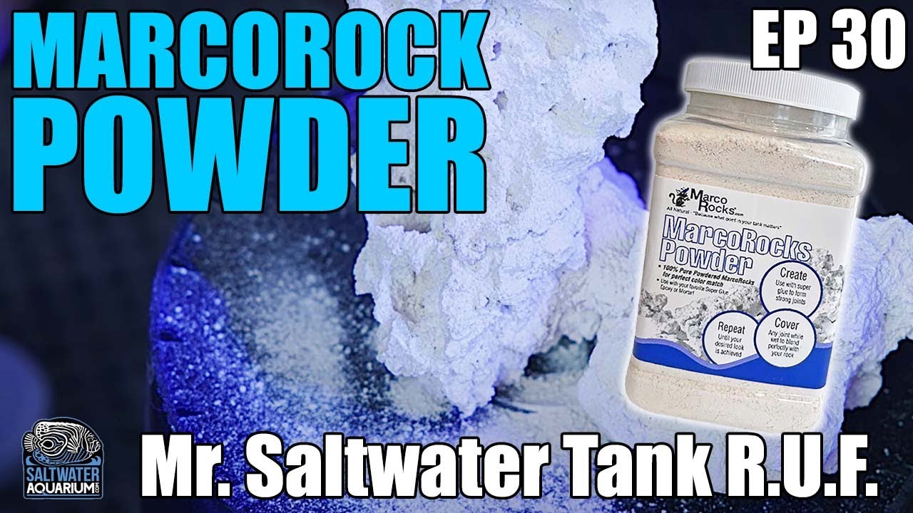MarcoRock POWDER For Aquarium Aquascaping - Mr. Saltwater Tank - Raw, Uncut, and First Impressions