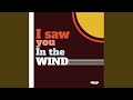 I saw you in the wind