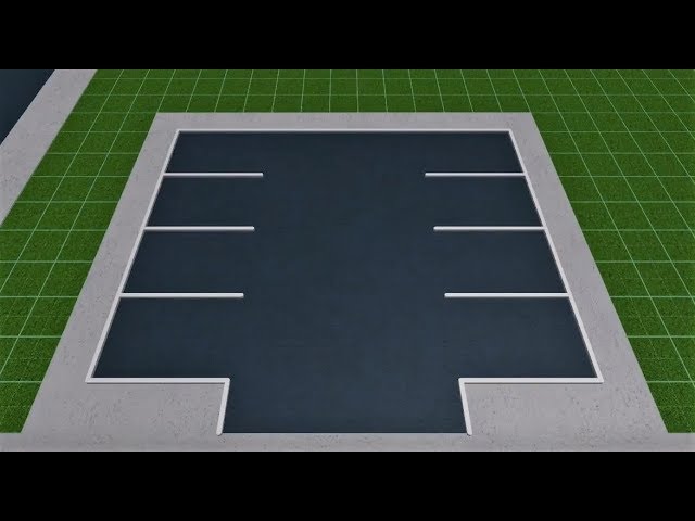 Roblox Welcome To Bloxburg Parking Lot Tutorial Youtube - parking lot roblox