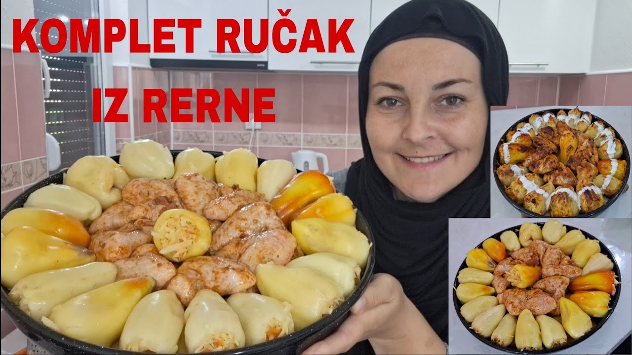 KOMPLETAN RUČAK IZ RERNE‼️ za cjelu porodicu❗️BRZO,SAVRŠENO I UKUSNO👌