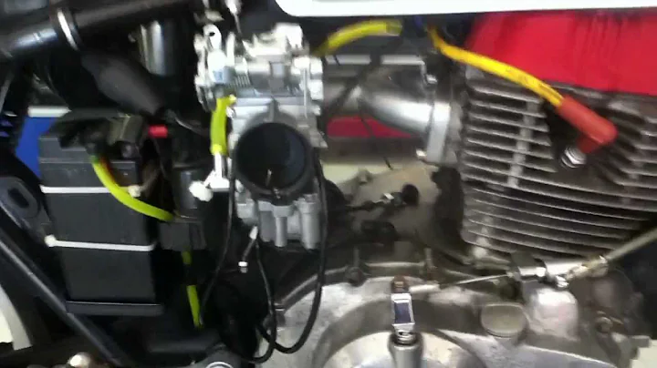 1979 Honda CB400T Single Carb Conversion. 2nd startup.