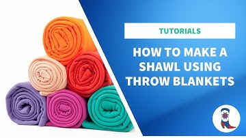 DYI Blanket Shawl - Easy Sewing Project