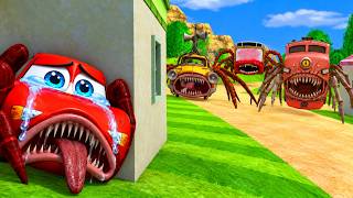 Please Help! Lightning McQueen Please Don't Cry! | GMOD Funny Animation | Vadio Vodia Ep1