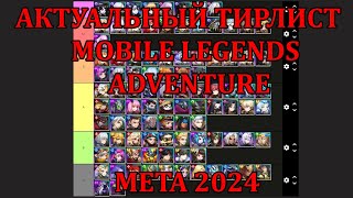 [Mobile Legends: Adventure] АКТУАЛЬНЫЙ ТИРЛИСТ С ПОЯСНЕНИЯМИ ПОД ТЕКУЩУЮ МЕТУ 2024, MLA TIERLIST