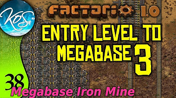 Factorio 1.0 Entry Level to Megabase 3, Ep 38: MEGABASE IRON MINE - Guide, Tutorial