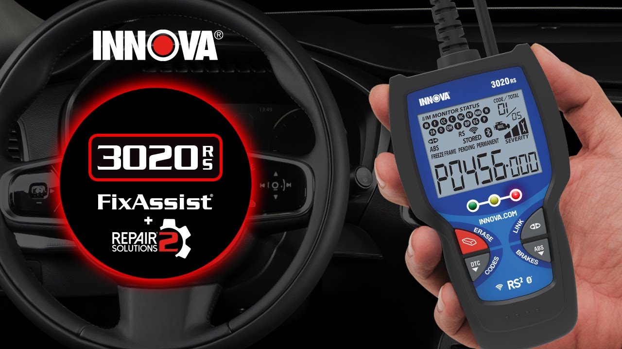 Innova FixAssist 3020RS OBD2 Code Reader - YouTube