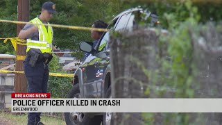 Police officer killed in Greenwood collision: Officials
