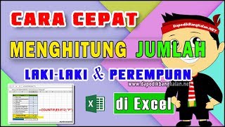 Cara cepat menghitung jumlah laki dan perempuan di excel