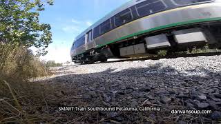 SMART Train in Petaluma California, USA
